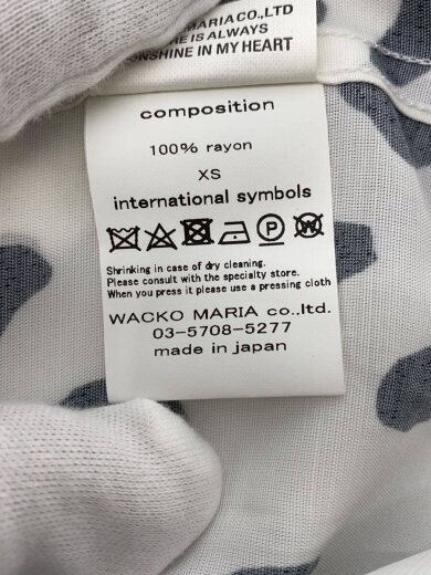 商品画像：HAWAIIAN SHIRT/アロハシャツ/XS/レーヨン/WHT/レオパード 4