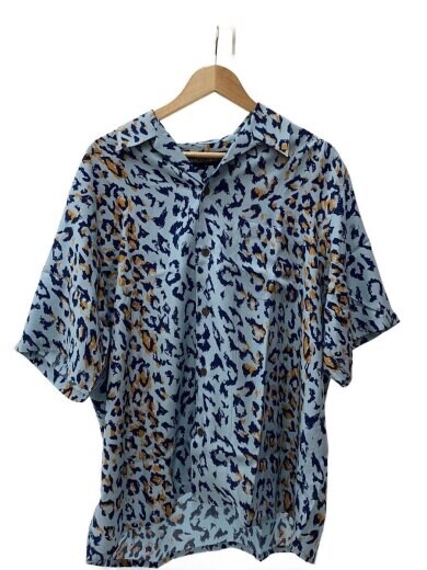 商品画像：HAWAIIAN SHIRT/アロハシャツ/L/レーヨン/BLU/レオパード// 1