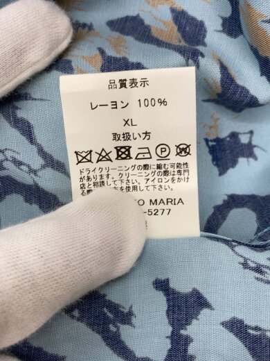 商品画像：HAWAIIAN SHIRT/アロハシャツ/L/レーヨン/BLU/レオパード// 5
