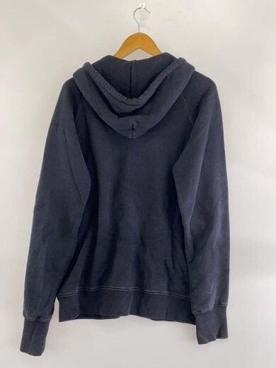 商品画像：ジップパーカー/XL/コットン/BLK/無地// 2