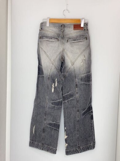 商品画像：FINE CRASH STRAIGHT DENIM/25/デニム/GRY/510IAM11-1761 2