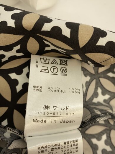商品画像：長袖シャツ/36/コットン/BEG/総柄/085-86025// 5
