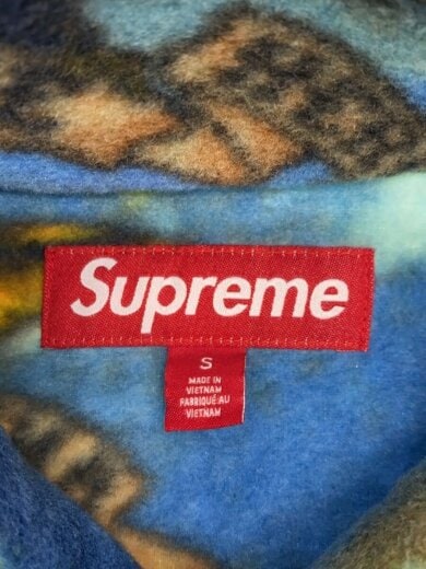 商品画像：25AW/ANTIHERO FLEECE JACKET/フリースジャケット/S/ポリエステル/BLU/総柄// 4