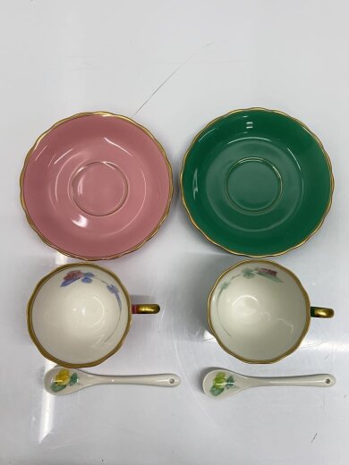 商品画像：カップ&ソーサー/2点セット/RED 4
