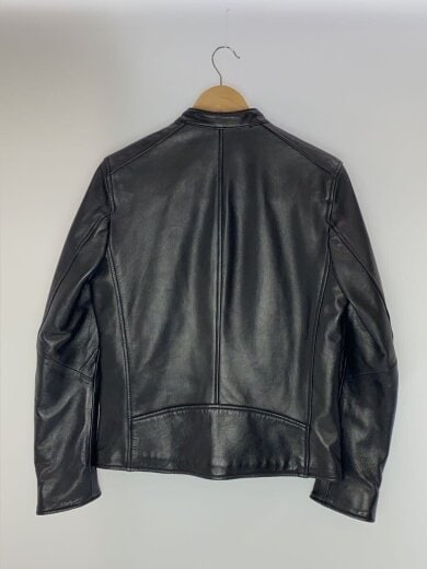 商品画像：シングルライダースジャケット/M/羊革/BLK/BA82LOW001SH 2