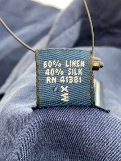 商品画像：半袖シャツ/L/リネン/NVY// 4