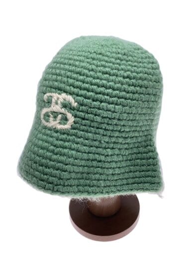 商品画像：SS LINK KNIT BUCKET HAT/バケットハット/--/アクリル/GRN/メンズ/1321184// 1