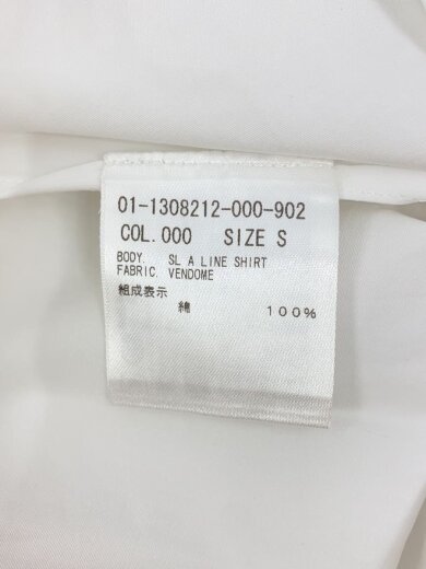 商品画像：ノースリーブシャツ/S/コットン/WHT/1308212 4