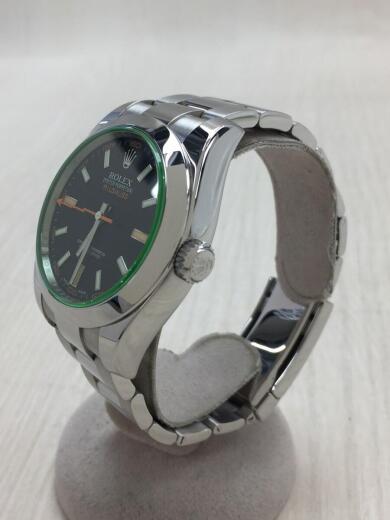 画像：ROLEXミルガウス・SS・40mm/アナログ/BLK/2020/12/MOH済2