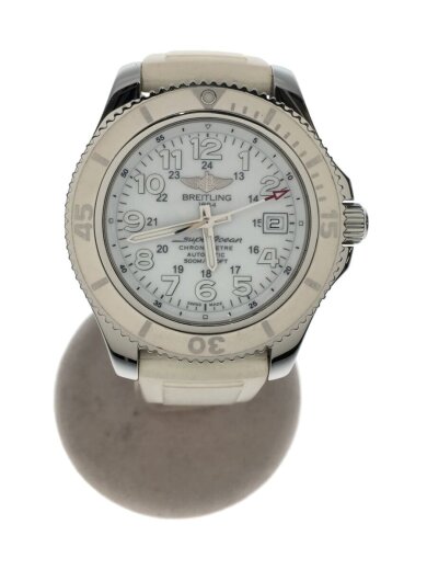 商品画像：スーパーオーシャンⅡ42/自動巻き/腕時計/アナログ/ラバー/WHT/WHT/A17365D2 1