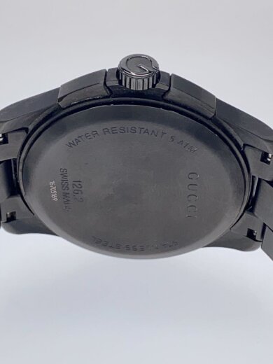 商品画像：クォーツ腕時計/アナログ/ステンレス/NVY/BLK/126.2// 3