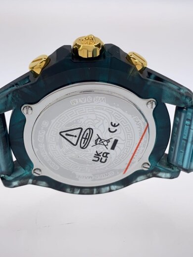 商品画像：クォーツ腕時計/アナログ/BLU/GRN 3