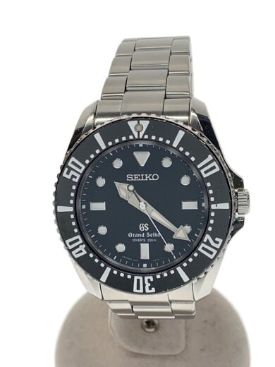 商品画像：クォーツ腕時計/アナログ/ステンレス/BLK/SLV/9F61-0AF0 1