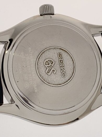 商品画像：クォーツ腕時計/アナログ/レザー/SLV/BLK/9F82-0A10 3