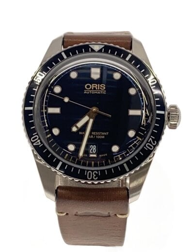 商品画像：自動巻腕時計/レザー/BLK/BRW/SS/202603WOH済/　　20260323日差+1 1