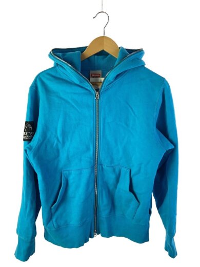 商品画像：ジップパーカー/S/コットン/BLU/0194212 1