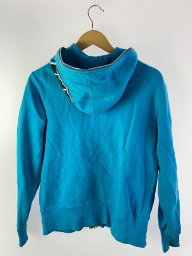 商品画像：ジップパーカー/S/コットン/BLU/0194212 2