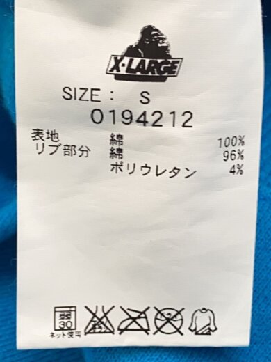 商品画像：ジップパーカー/S/コットン/BLU/0194212 5