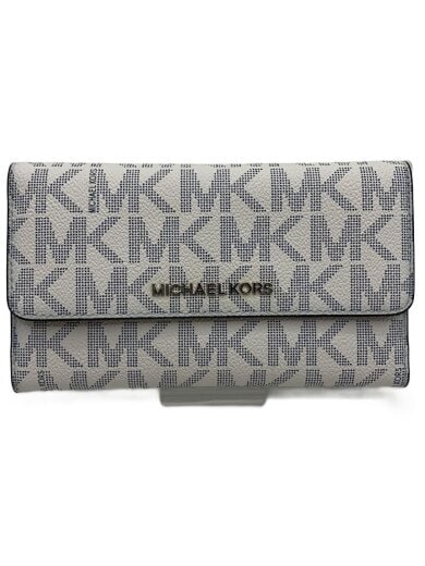 商品画像：長財布/レザー/WHT/総柄/レディース/35T8STVF3B 1