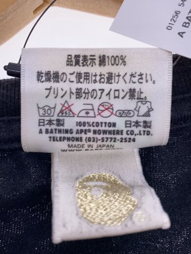 商品画像：長袖Tシャツ/XL/コットン/BLK 4