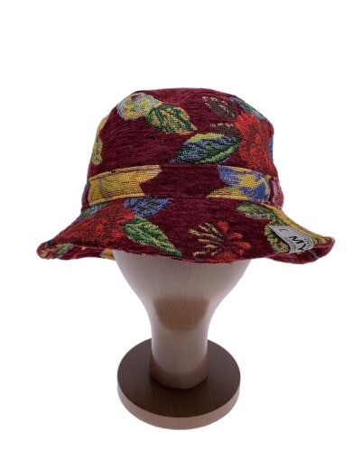 商品画像：バケットハット/--/ヘンプ/BRD/花柄/メンズ 1