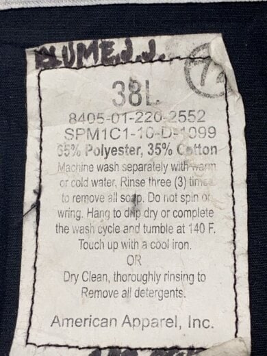 商品画像：コート/38/コットン/BLK 3