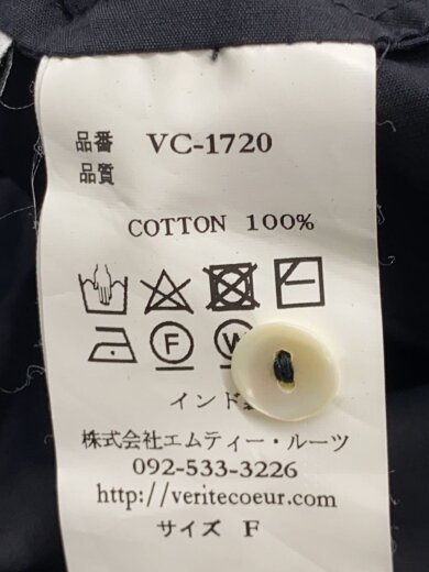 商品画像：長袖ワンピース/FREE/コットン/BLK/VC-1720 3