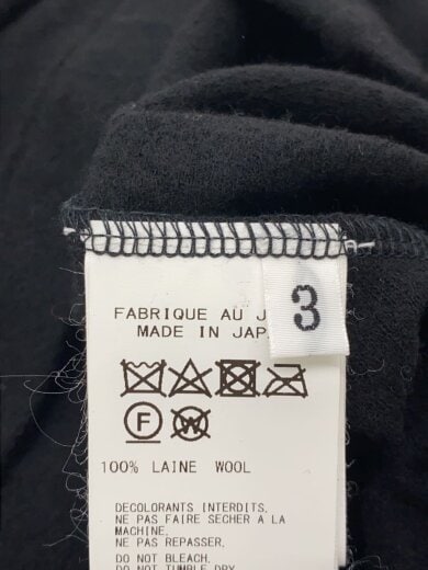 商品画像：カーディガン(薄手)/3/ウール/BLK/HC-T31-177 4
