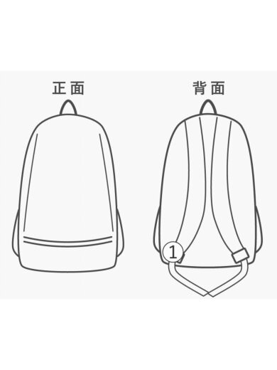 商品画像：リュック/レザー/BLK 9