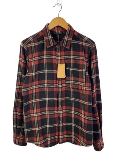 商品画像：ネルシャツ/S/ウール/BLK/チェック 1