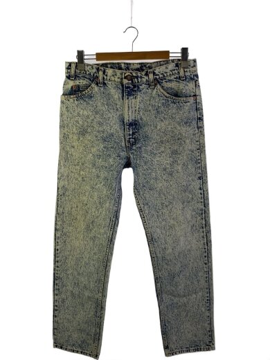 商品画像：ストレートパンツ/36/デニム/IDG/無地/0505-0209ボタン裏575/オレンジタブ/ケミカル/ 1