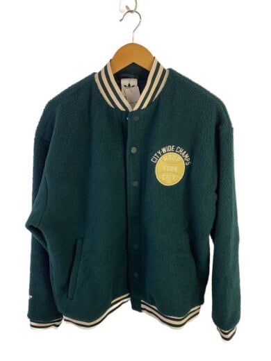 商品画像：フリースジャケット/M/ポリエステル/GRN/JY4734 1