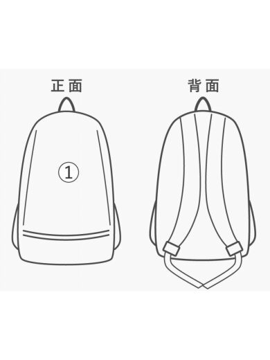商品画像：リュック/ナイロン/BLK/PU8665 8