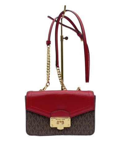 商品画像：ショルダーバッグ/レザー/RED/総柄/35H9GYKC6B 1