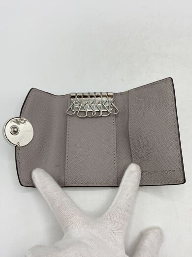 商品画像：キーケース/レザー/WHT/レディース 4