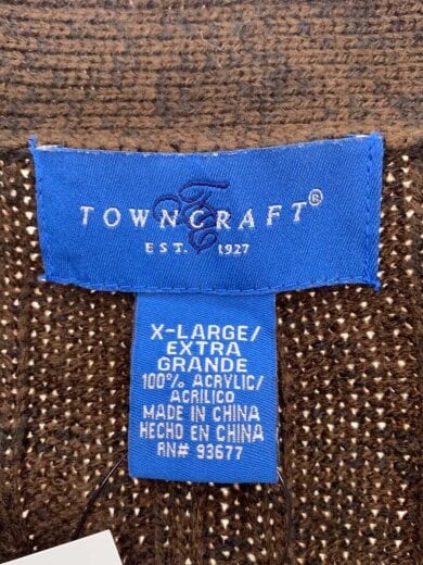 商品画像：カーディガン(厚手)/XL/アクリル/BRW 3