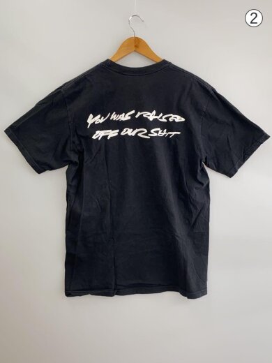 商品画像：Tシャツ/L/コットン/BLK/無地 2