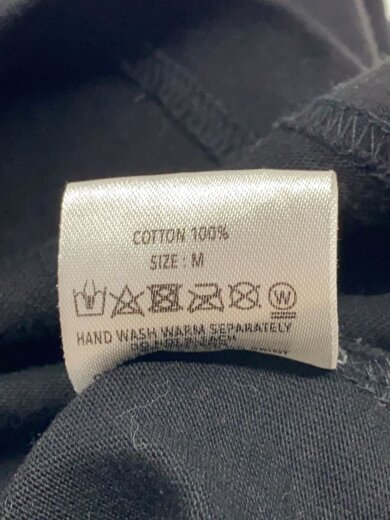 商品画像：Tシャツ/M/コットン/BLK 4