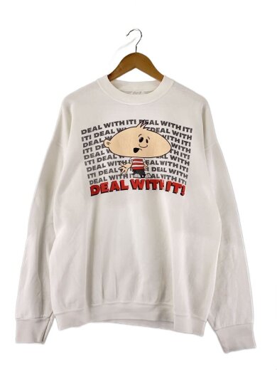 商品画像：スウェット/--/コットン/WHT/プリント 1