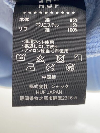 商品画像：ジップパーカー/S/コットン/BLU// 4