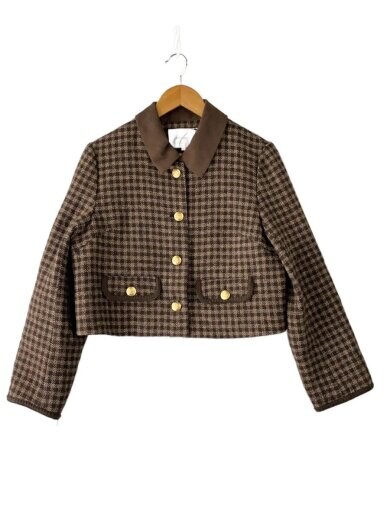 商品画像：ジャケット/2/ポリエステル/BRW/チェック/85348421// 1