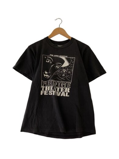 商品画像：Tシャツ/L/コットン/BLK/無地// 1