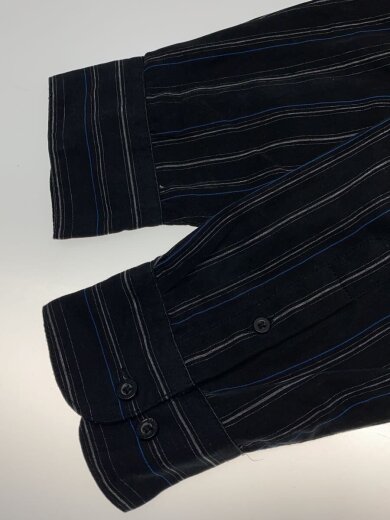 商品画像：長袖シャツ/XL/コットン/BLK/ストライプ// 4