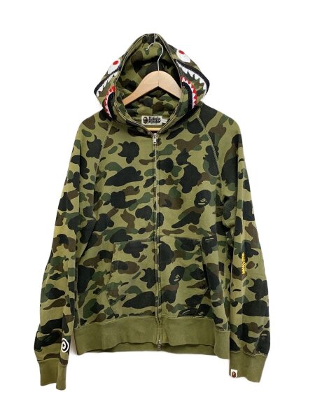 A BATHING APE(アベイシングエイプ) / ジップパーカー/L/コットン/KHK 