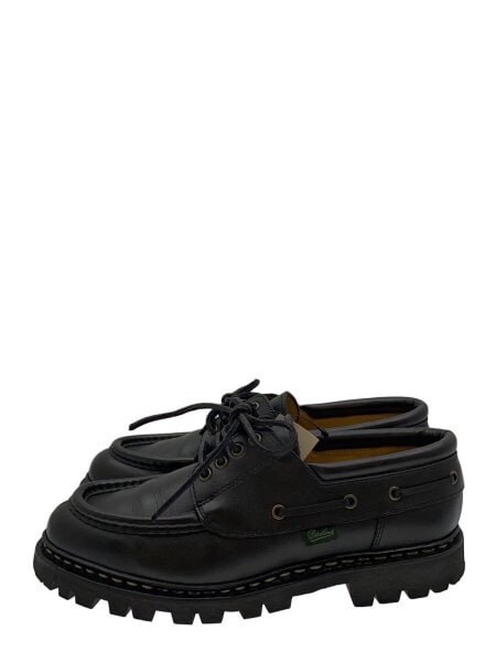 Paraboot デッキシューズ 黒 黒 ブランドパラブーツ デッキシューズ