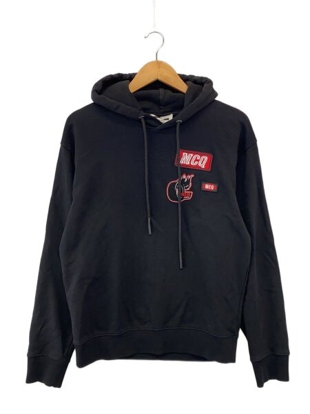[未使用] アレキサンダーマックイーン　MCQ パーカー　プルオーバー　ブラック McQ Alexander McQueen(マックキューアレキサンダーマックイーン