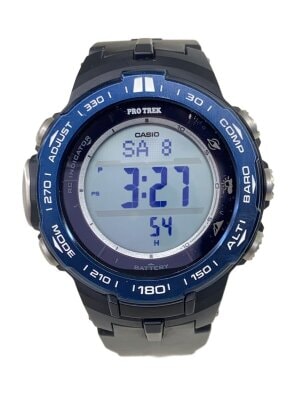 CASIO(カシオ) / EDIFICE/クォーツ腕時計/アナログ/ステンレス/BLK/SLV 