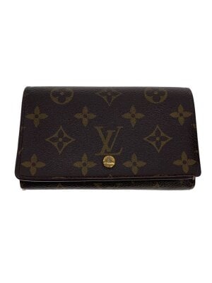 BCランク ルイ・ヴィトン ポシェットポルトモネカルトクレディ N61725 ダミエ エベヌ 財布 レディース LOUIS VUITTON 【中古】 LOUIS VUITTON ルイヴィトン N61725 ダミエ・エベヌ ポシェット