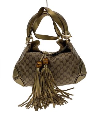 GUCCI(グッチ) / GGキャンバス/リボンライン2WAY/ハンドバッグ/211977
