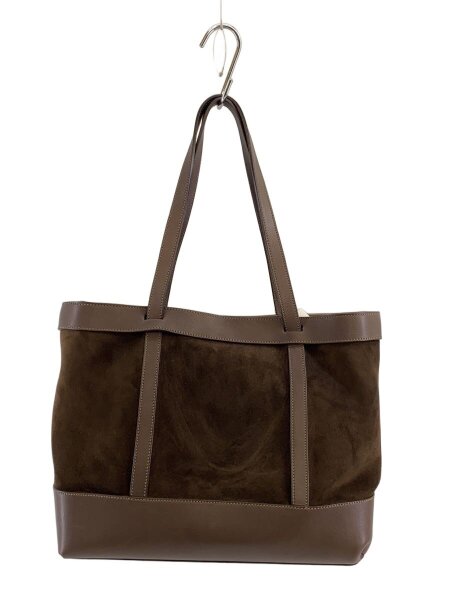 良品】MAURO GOVERNA ブラック レザー シルバー金具 ハンドバッグ 